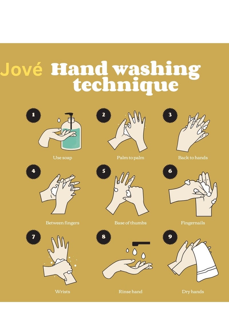 Jove Royal Oud Perfumed Hand Wash - 500ml|Experience the luxury of Oud, while keeping your hands fresh, clean, and pampered. - Image 5